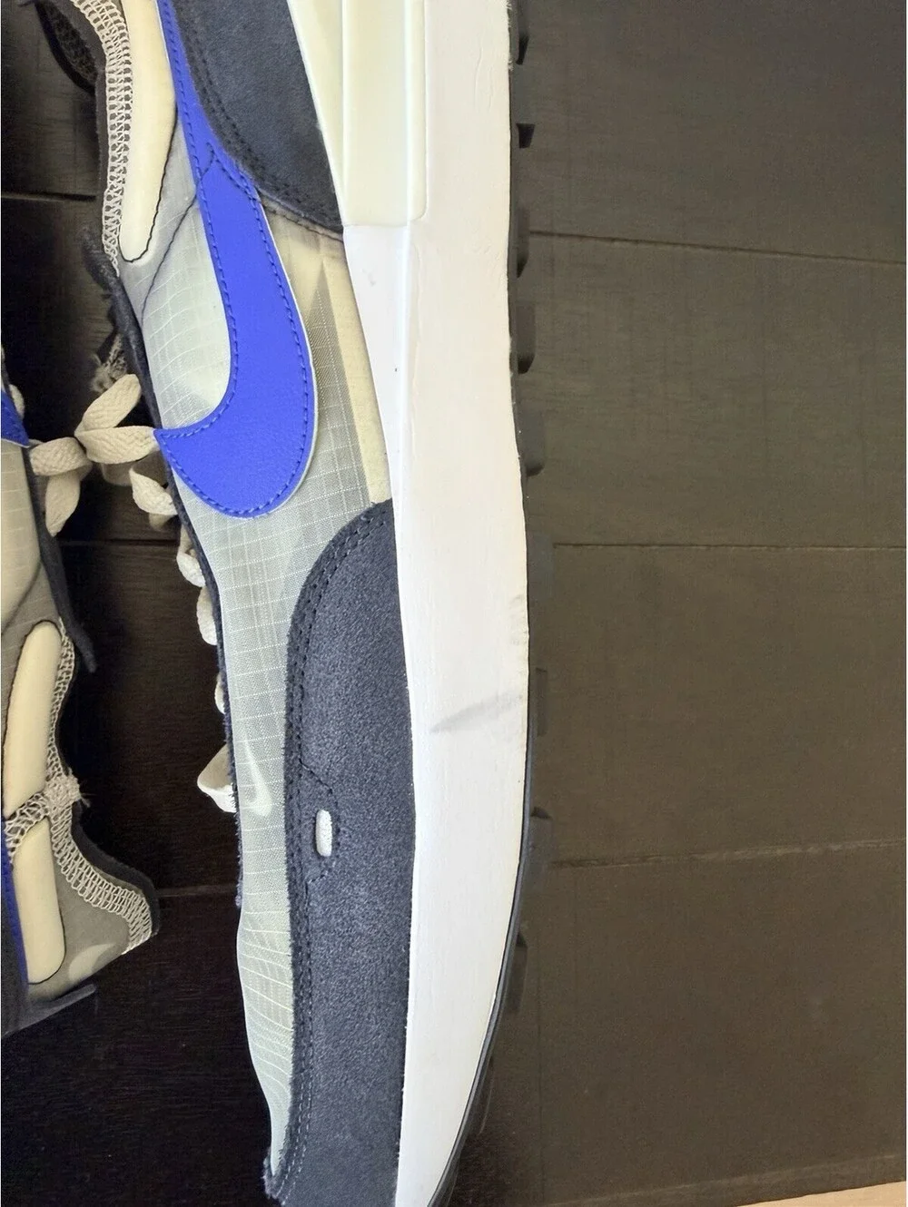 Nike Waffle One SE Men's Hyper Royal Sneakers Size 14 DD8014-003 Blue Shoes